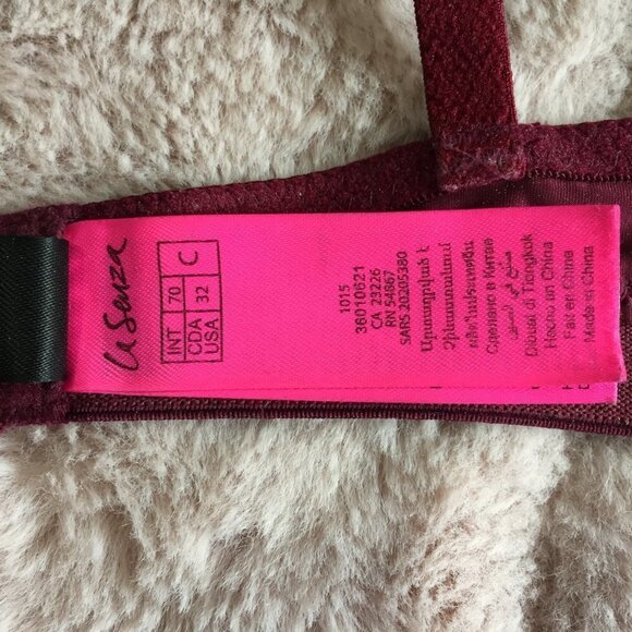 𝅺la SENZA Maroon Push Up Bra - Picture 4 of 6